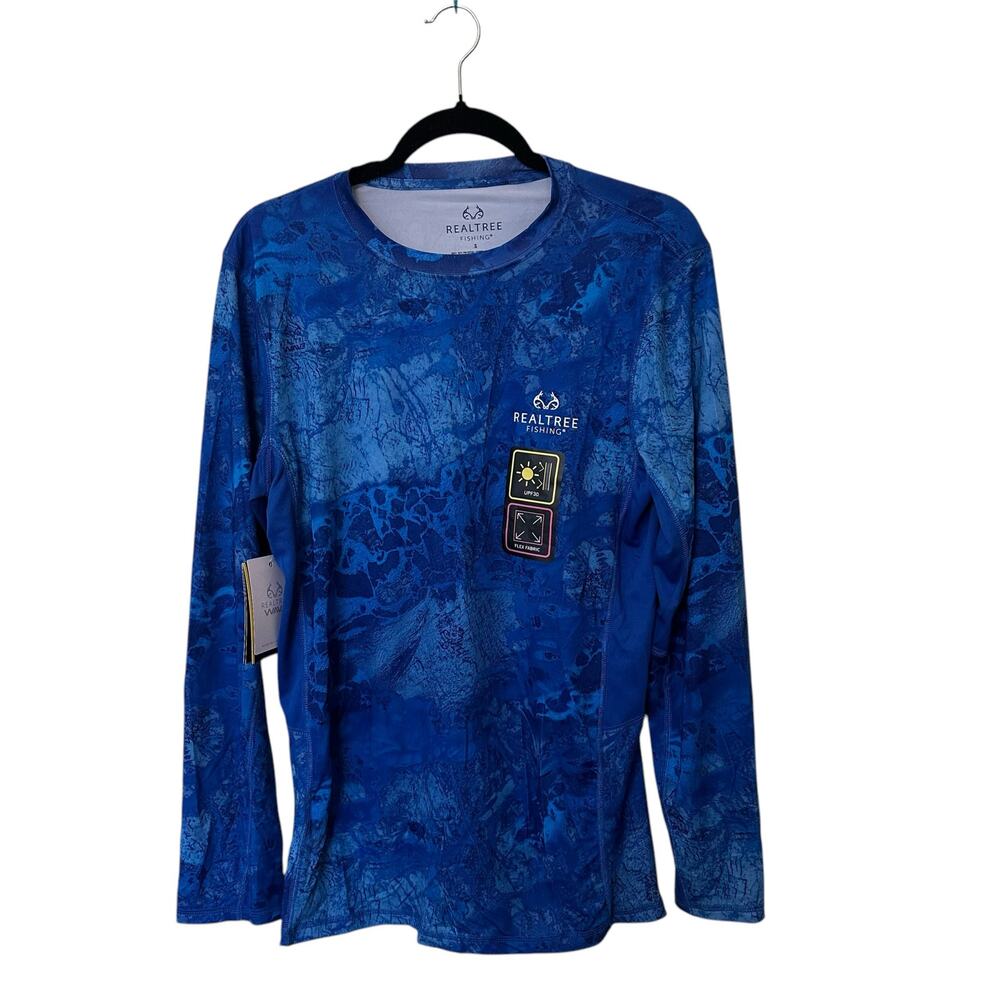 NWT Realtree Fishing Long Sleeve Sun Protection Top sz Small